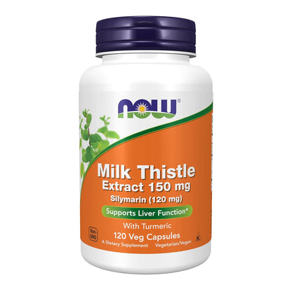 Now Foods Milk Thistle 150mg(120 Veg Capsules)