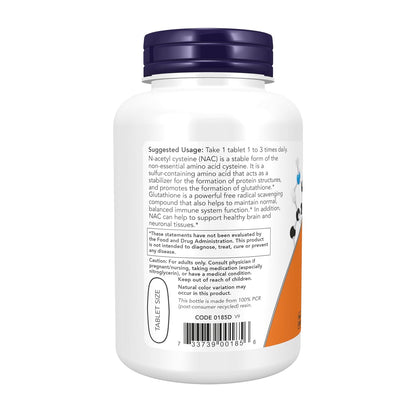 Now Foods NAC 1000mg(120 Tablets)