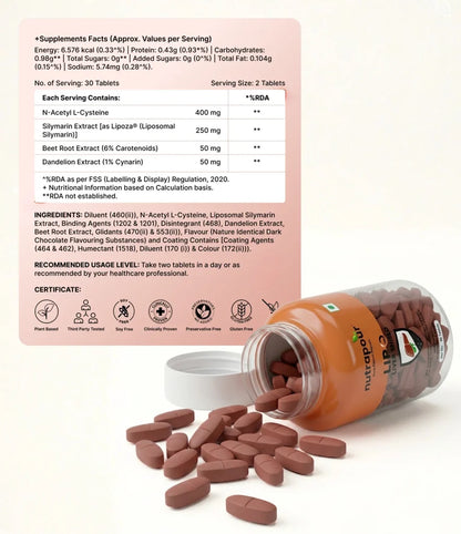 Nutrapour Lipo Liver Shield(60 Tablets)