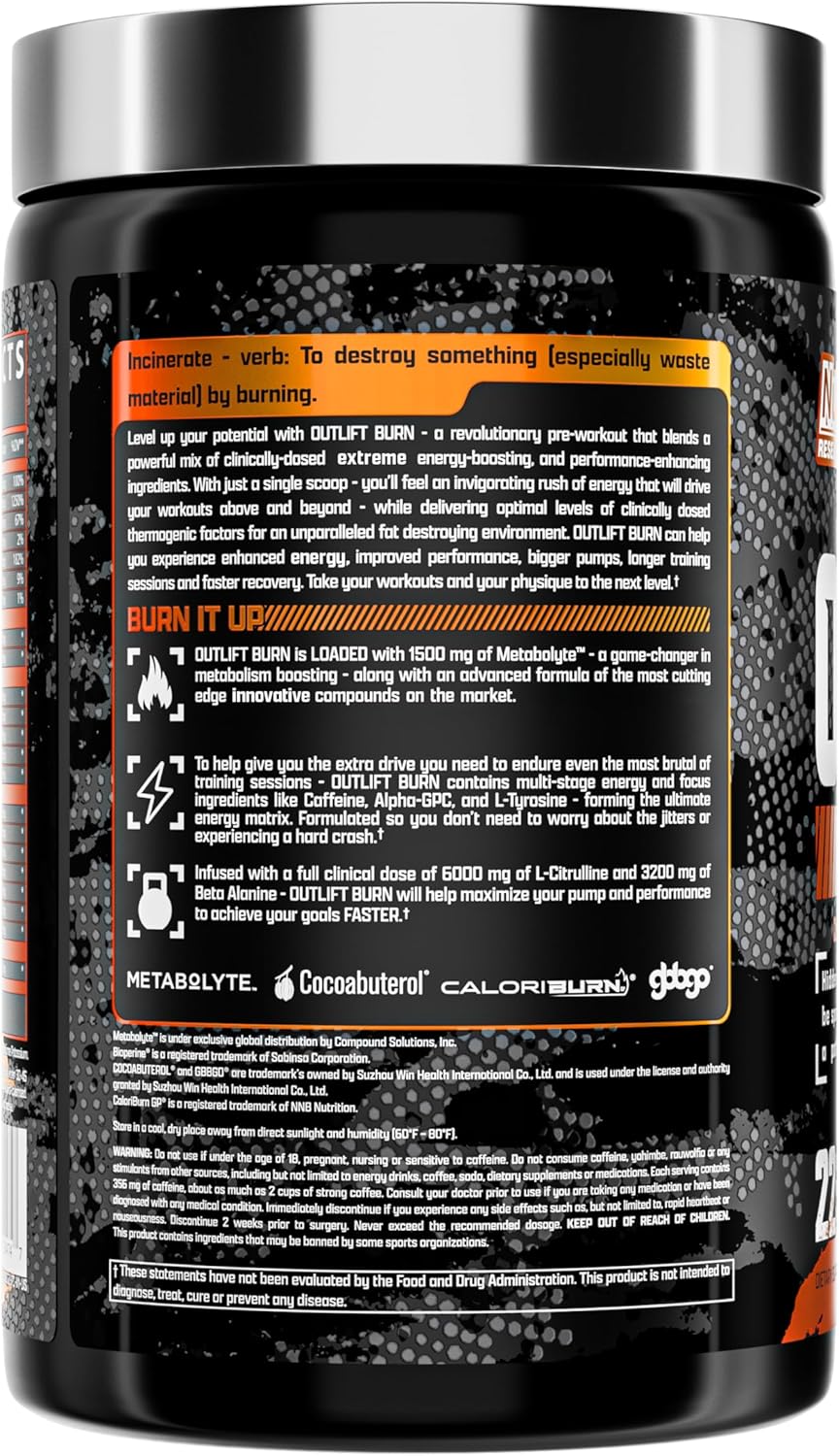 Nutrex Research Outlift Burn Pre-Workout