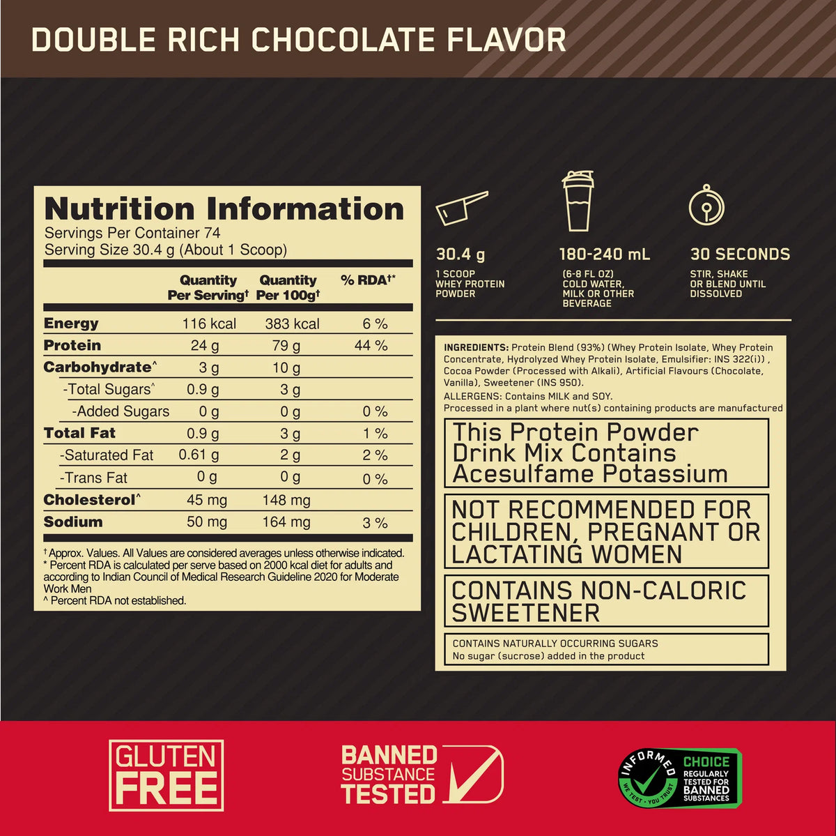 Optimum Nutrition Gold Standard 100% Whey Protein
