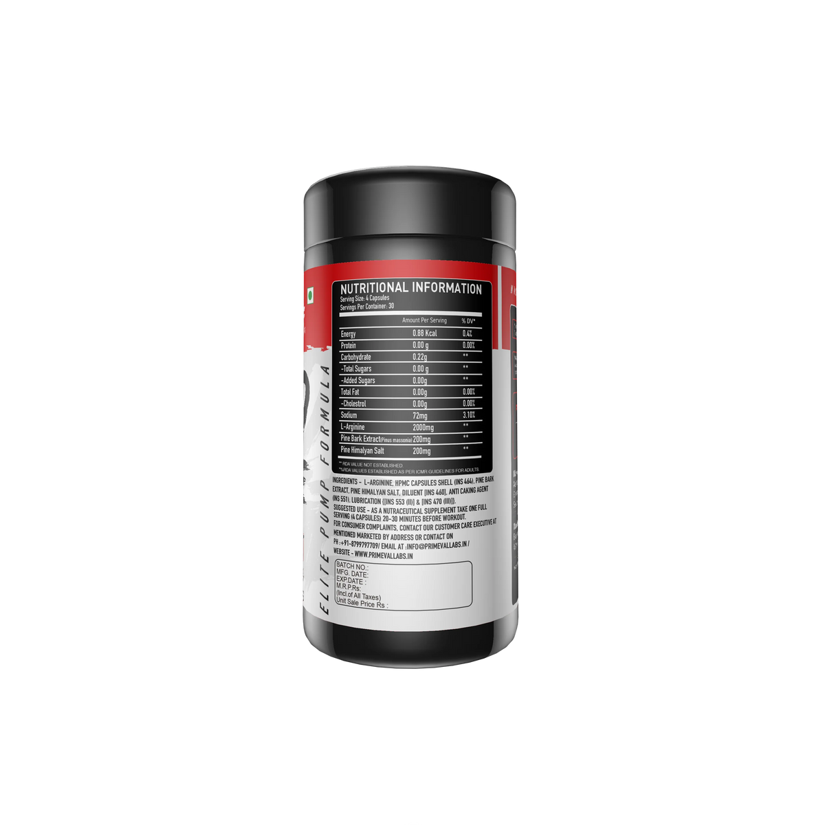 Primeval Labs Vasogorge Pre-Workout Capsules(120 Capsules)
