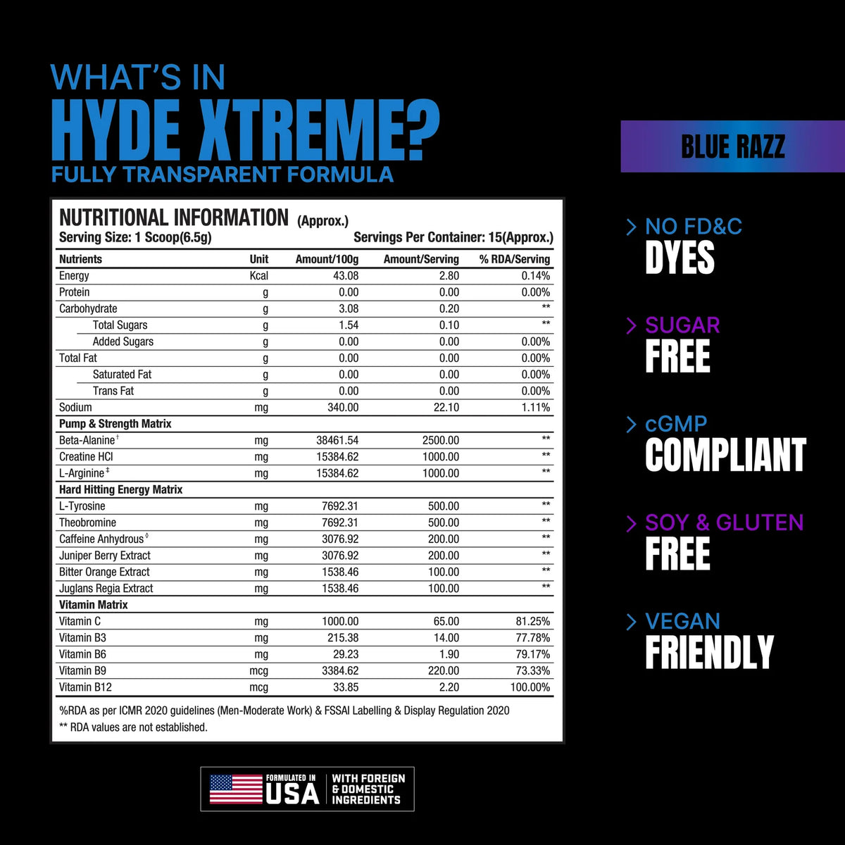 Pro Supps Hyde Xtreme Pre-Workout