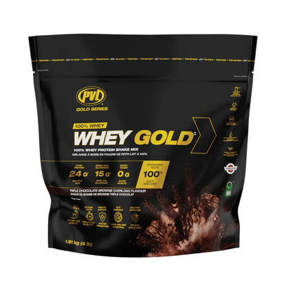 PVL Nutrition Whey Gold Protein 48 Servings 4 Lbs