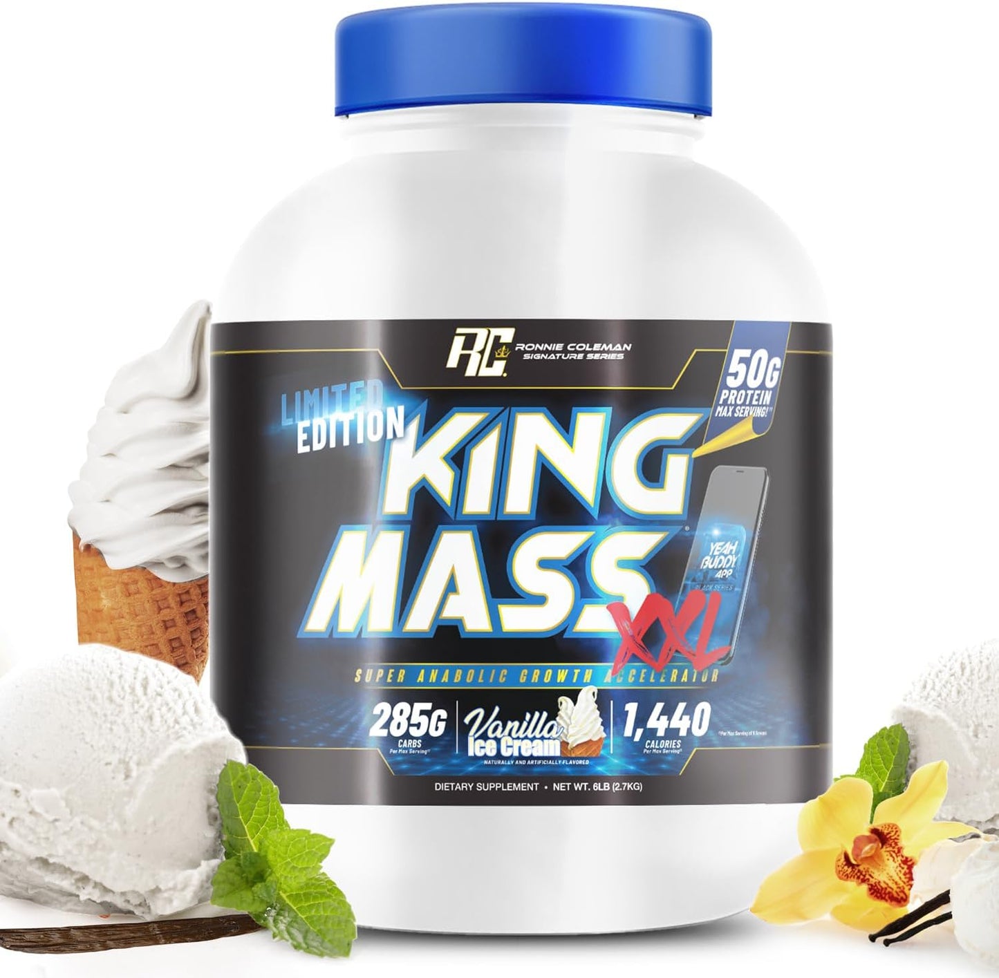 Ronnie Coleman King Mass XXL 54 Servings 6 Lbs