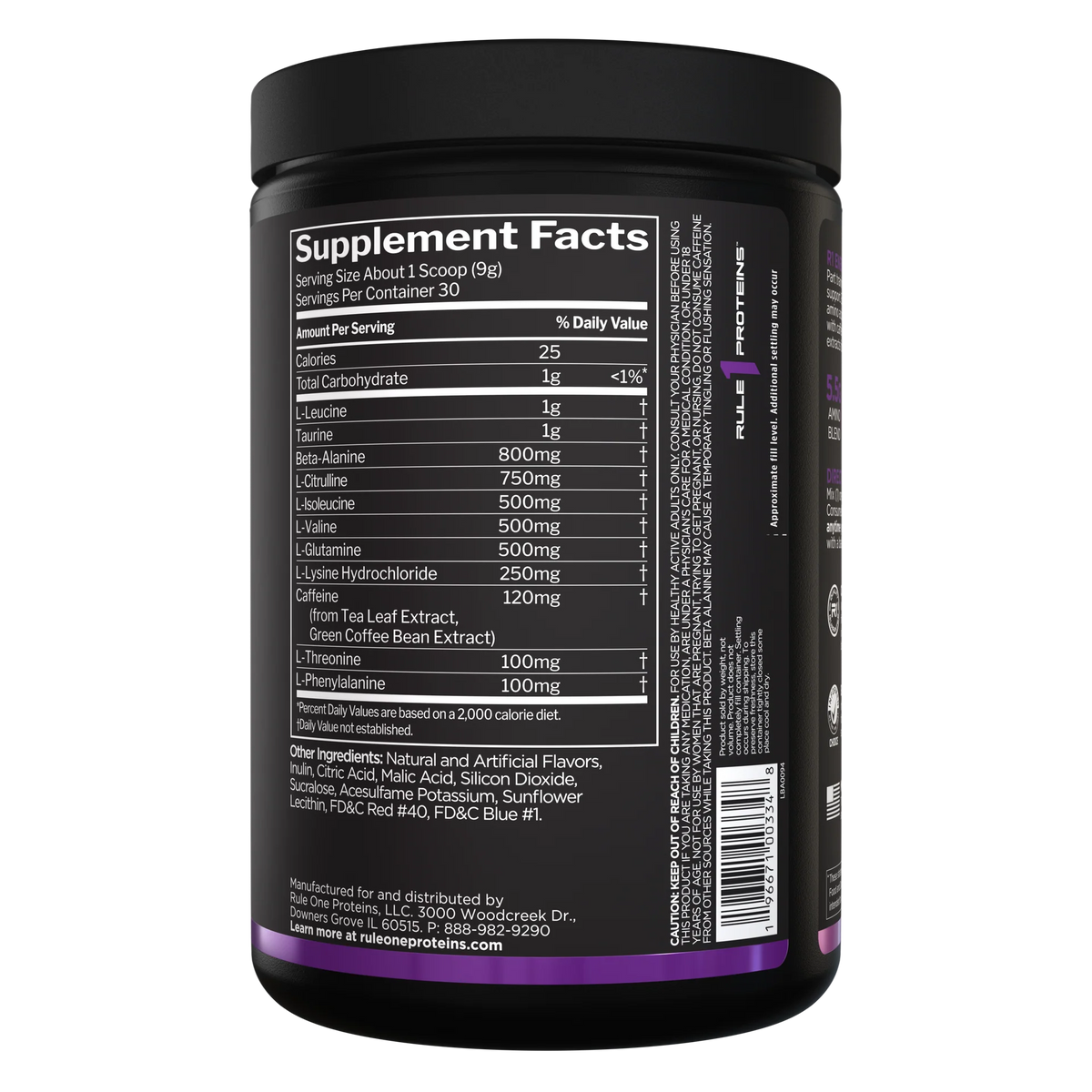 Rule 1 Energized Amino
