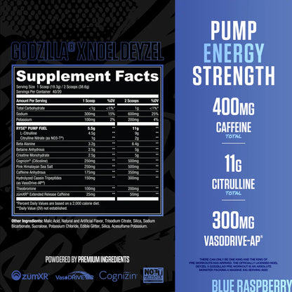 Ryse Supplements Godzilla Pre-Workout