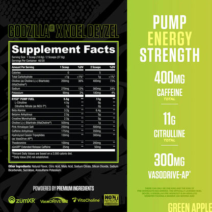 Ryse Supplements Godzilla Pre-Workout