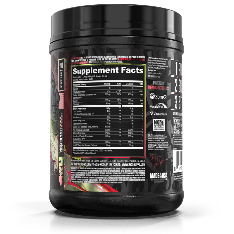Ryse Supplements Godzilla Pre-Workout