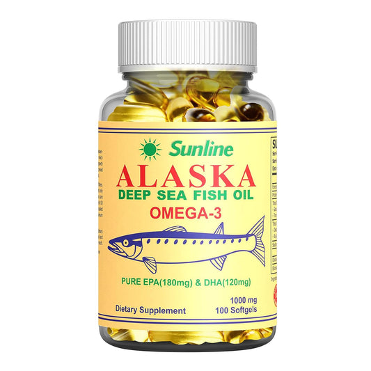 Sunline Alaska Deep Sea Fish Oil(100 Soft Gel Capsules)