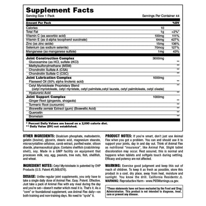 Universal Nutrition Animal Flex(44 Packs)