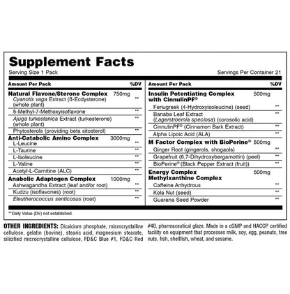 Universal Nutrition Animal M-Stak(21 Packs)