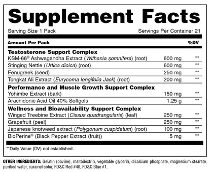 Universal Nutrition Animal Test(21 Packs)