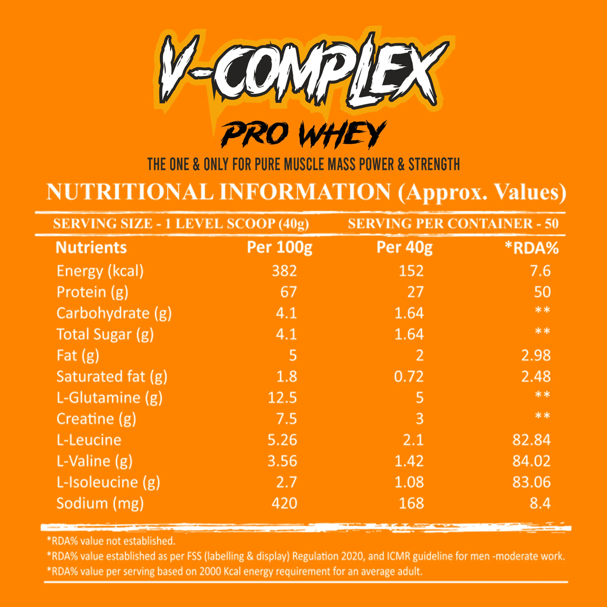 V-Shape Supps V-Complex Pro Whey 2 Kg