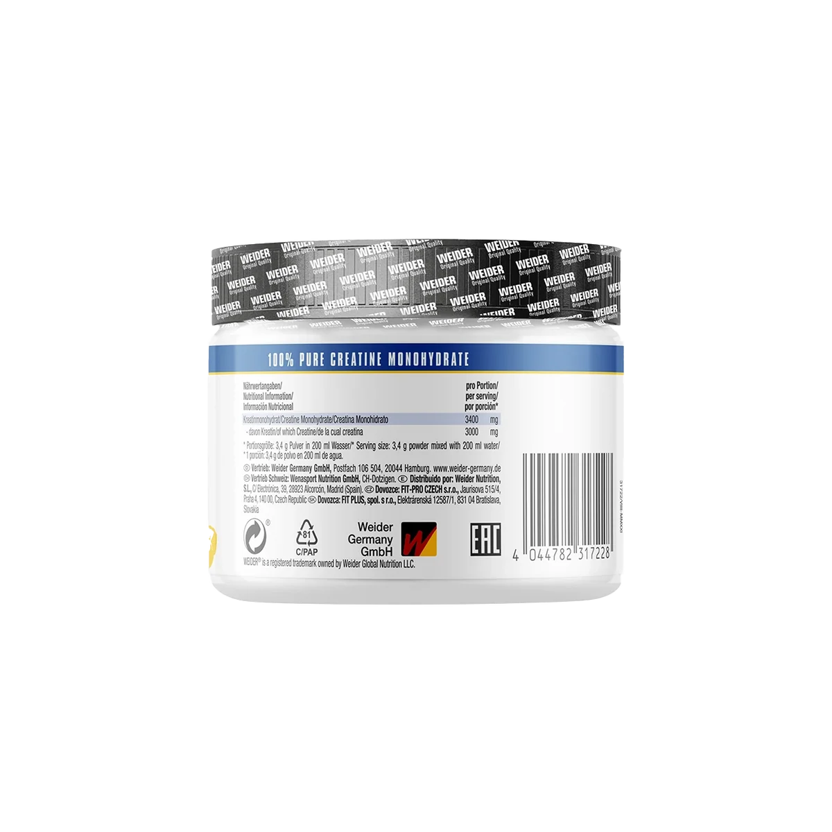 Weider Pure Creatine 250 gm