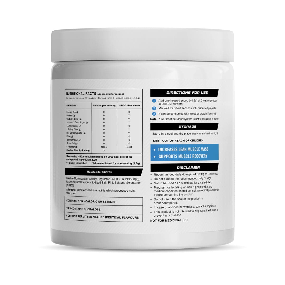 Wellversed Wellcore Micronised Creatine Monohydrate